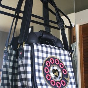 Betsey Johnson Dial Phone Bag with working phone!